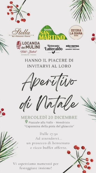 invito aperitivo natale